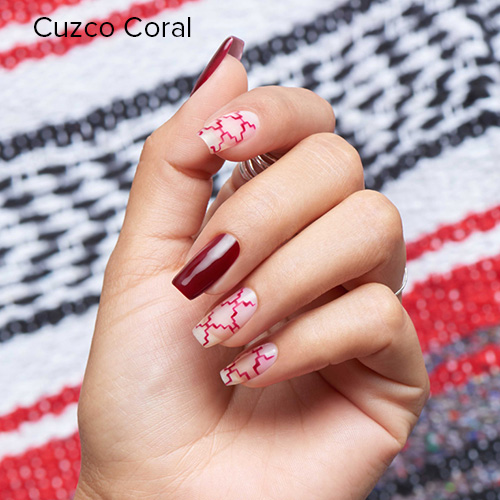 OPI Nail Art: Cuzco Coral