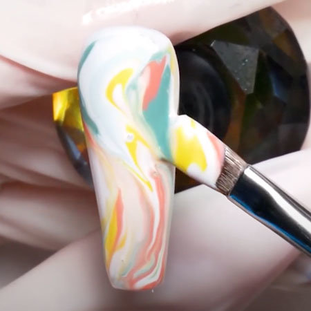 OPI Pro Nail Art Look: Marble Nails