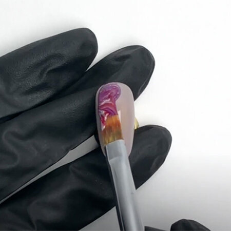 OPI Fall Nail Art Look: Fluid Marble Nails