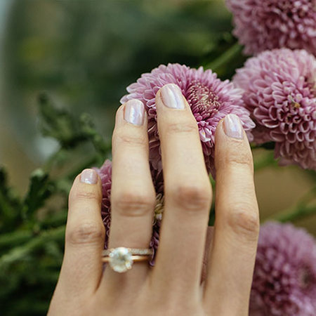 Spring Bridal Nails