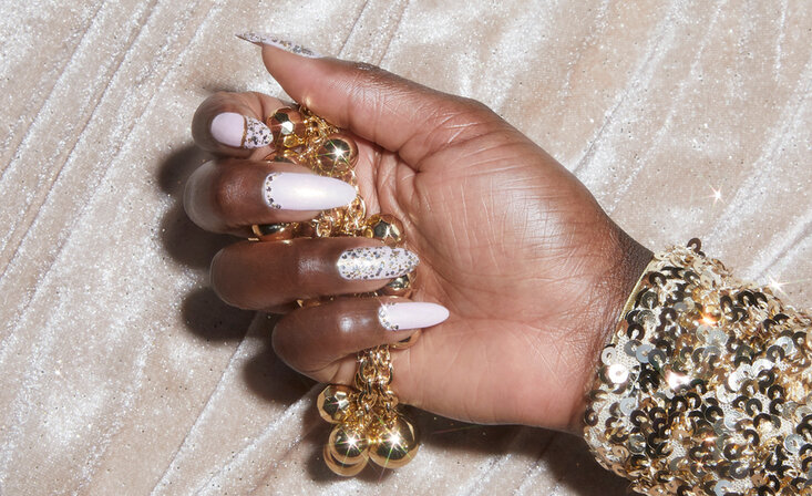 OPI Nail Art How-to: The Most Extra Holiday Glitter Nails