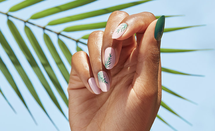 Hollywood Palms Nail Art by @banicured_