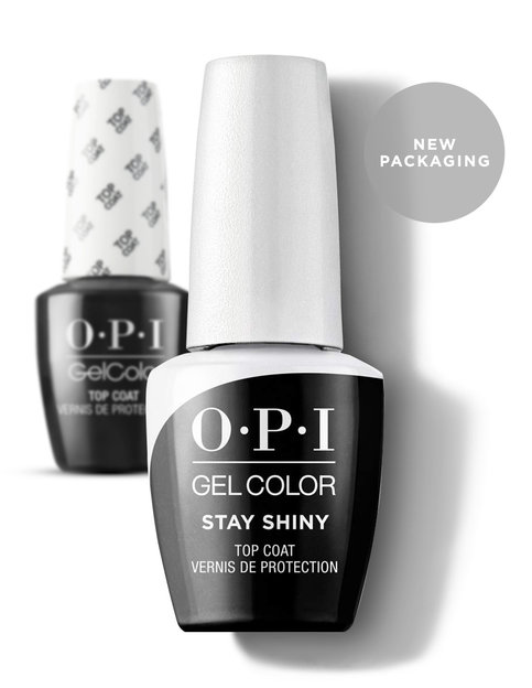 OPI GelColor Stay Shiny Top Coat Gel Nail Polish | OPI