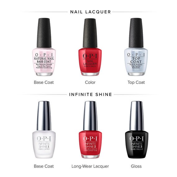 OPI Infinite Shine and Nail Lacquer