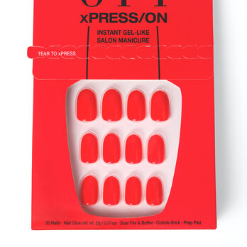 OPI xPRESS/ON Cajun Shrimp Short Press On Nails