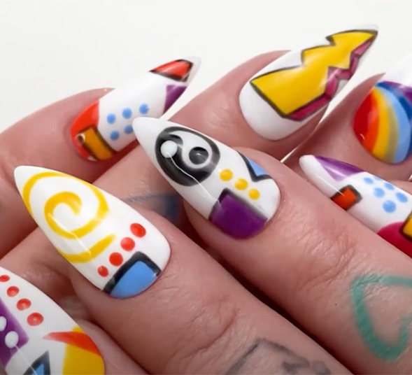 90s Nails: How-To Video for 90s Nail Designs | OPI