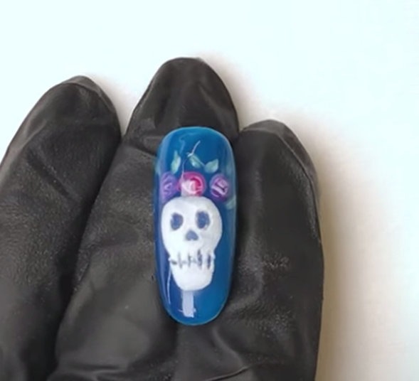 OPI Pro Nail Art Look: Day of the Dead