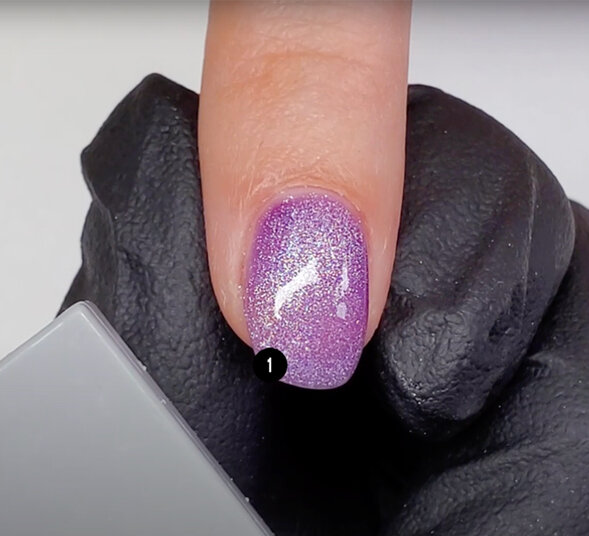OPI Pro Tip: How to Apply OPI Velvet Vision Magnetic Gel Nail Polish Using the Magnetic Wand