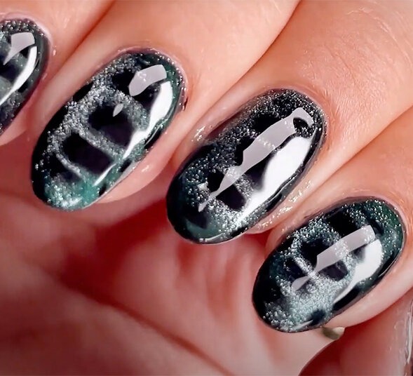 OPI Pro Nail Art Look: Snake Your Groove Thang Snakeskin Nails