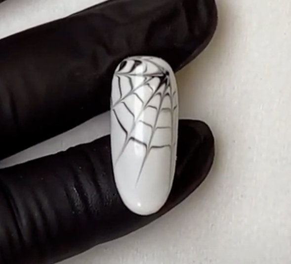 OPI Pro Nail Art Look: Spider Web