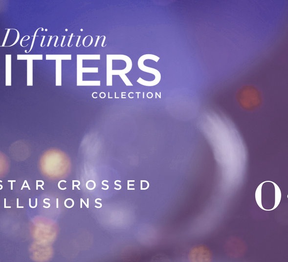 OPI Pro HD Glitters GelColor Nail Art Look: Star Crossed Illusions