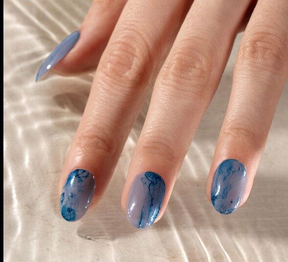 OPI Fall Wonders Collection Mood Bluester Video Overlay Image