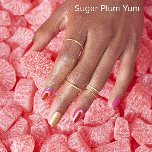 OPI Nail Art: Sugar Plum Yum