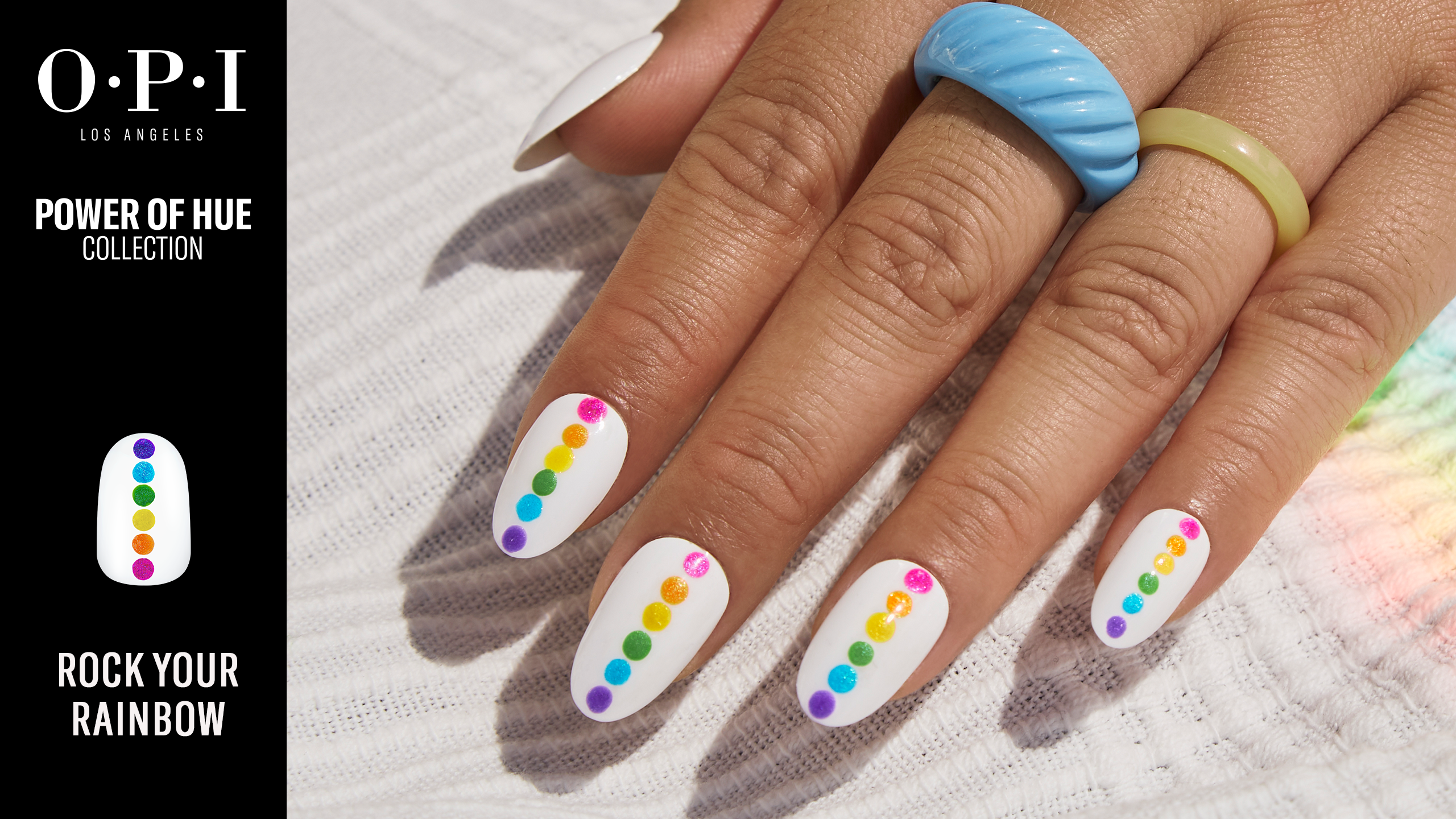 Rock Your Rainbow: Power of Hue Collection Nail Art